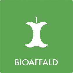 Klistermærker til affaldssortering - Bioaffald